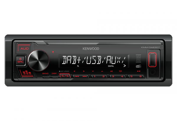 Kenwood KMM-DAB307 - Autoradio ohne CD-Laufwerk mit digital Radio DAB+